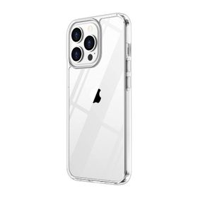 Teleplus iPhone 13 Pro Coss Sert Kapak Silikon Şeffaf Kılıf