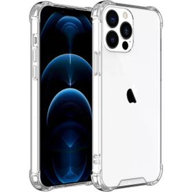 Teleplus iPhone 13 Pro Darbe Korumalı Kapak Silikon Şeffaf Kılıf
