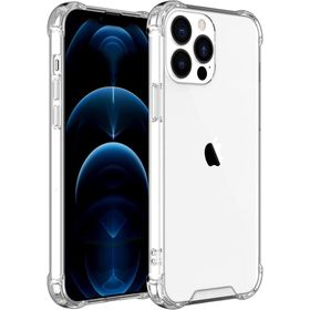 Teleplus Iphone 13 Pro Darbe Korumalı Kapak Silikon Şeffaf Nano Ekran Koruyucu Cep Telefonu Kılıf
