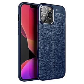 Teleplus Iphone 13 Pro Deri Dokulu Silikon Lacivert Nano Ekran Koruyucu Kamera Koruyuc Cep Telefonu Kılıfı