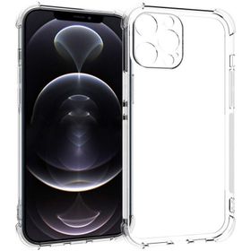 Teleplus iPhone 13 Pro Kamera Korumalı Darbeye Dayanıklı Silikon Şeffaf Kılıf