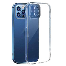 Teleplus iPhone 13 Pro Kamera Korumalı Kartlıklı Silikon Şeffaf Kılıf