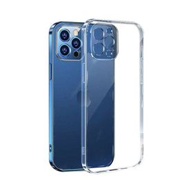 Teleplus iPhone 13 Pro Kamera Korumalı Silikon Şeffaf Kılıf