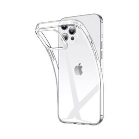 Teleplus iPhone 13 Pro Lüks Tpu Silikon Şeffaf Kılıf + Nano Ekran Koruyucu