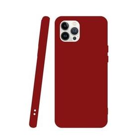 Teleplus iPhone 13 Pro Max Biye Mat Silikon Mavi Kılıf