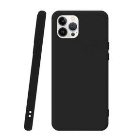 Teleplus iPhone 13 Pro Max Biye Mat Silikon Nano Ekran Koruyucu Lacivert Cep Telefonu Kılıfı