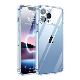 Teleplus iPhone 13 Pro Max Darbe Korumalı Kapak Silikon Şeffaf Kılıf