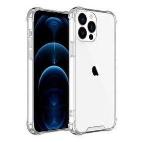 Teleplus iPhone 13 Pro Max Darbe Korumalı Silikon Şeffaf Kılıf
