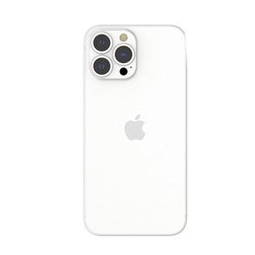 Teleplus iPhone 13 Pro Max Kamera Korumalı PP Hayalet Silikon Beyaz Kılıf