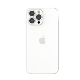 Teleplus iPhone 13 Pro Max Kamera Korumalı PP Hayalet Silikon Beyaz Kılıf
