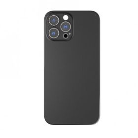 Teleplus iPhone 13 Pro Max Kamera Korumalı PP Hayalet Silikon Beyaz Kılıf