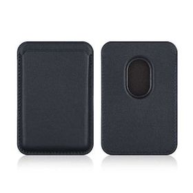 Teleplus iPhone 13 Pro Max Kartlıklı Cardsafe Deri Mıknatıslı Silikon Siyah Kılıf