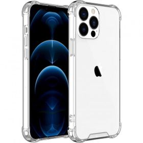 Teleplus iPhone 13 Pro Max Kılıf Darbe Korumalı Kapak Silikon Şeffaf Nano Ekran Koruyucu