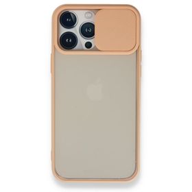 Teleplus iPhone 13 Pro Max Lensi Kamera Korumalı Deri Dokulu Silikon Kırmızı Kılıf