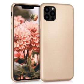 Teleplus Iphone 13 Pro Max Lüks Mat Silikon Gold Nano Glass Ekran Koruyucu Cep Telefonu Kılıfı