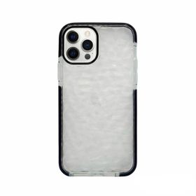 Teleplus iPhone 13 Pro Max Prizma Desenli Kapak Silikon Beyaz Kılıf