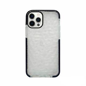 Teleplus iPhone 13 Pro Max Prizma Desenli Kapak Silikon Beyaz Kılıf