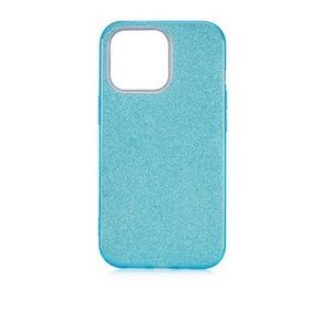 Teleplus iPhone 13 Pro Max Renkli Kılıf Simli Silikon