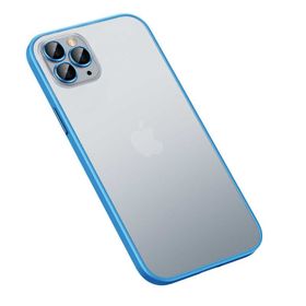 Teleplus iPhone 13 Pro Max Retro Renkli Bumper Tpu Silikon Mor Kılıf
