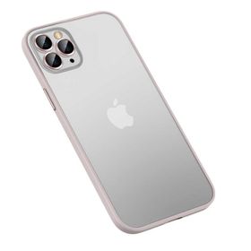 Teleplus iPhone 13 Pro Max Retro Renkli Bumper Tpu Silikon Mor Kılıf