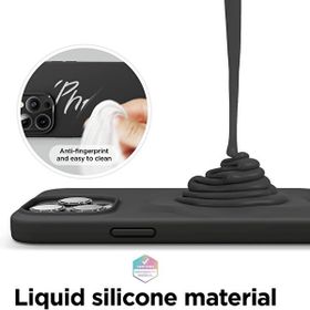 Teleplus iPhone 13 Pro Max Silk Liquid Lansman Silikon Yeşil Kılıf