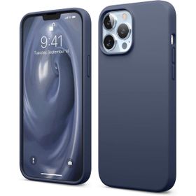 Teleplus iPhone 13 Pro Max Silk Liquid Lansman Silikon Yeşil Kılıf