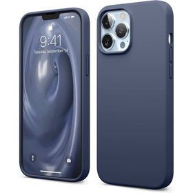 Teleplus iPhone 13 Pro Max Silk Liquid Lansman Silikon Yeşil Kılıf