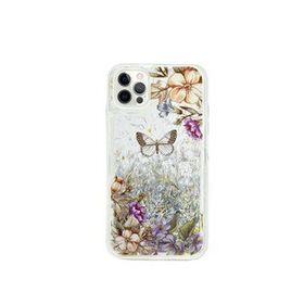 Teleplus iPhone 13 Pro Sulu Desenli Silikon Pembe Kılıf
