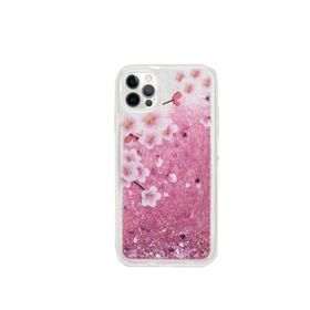 Teleplus iPhone 13 Pro Sulu Desenli Silikon Pembe Kılıf