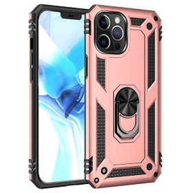 Teleplus iPhone 13 Pro Vega Yüzüklü Tank Silikon Rose Gold Kılıf