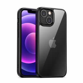 Teleplus iPhone 13 Slim Fit Transparan Silikon Siyah Kılıf