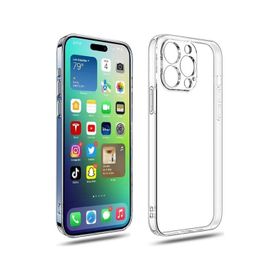 Teleplus iPhone 14 Pro Max Kamera Korumalı Tpu Silikon Şeffaf Kılıf