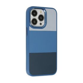 Teleplus iPhone 14 Pro Max King Renkli Suni Kapak Siyah Kılıf