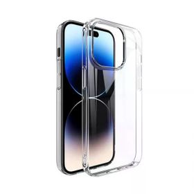 Teleplus iPhone 14 Pro Max Von Sararmaz Sert Kapak Şeffaf Kılıf