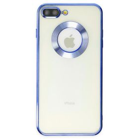 Teleplus iPhone 7 Plus Kamera Korumalı Omega Slote Lazer Silikon Lacivert Kılıf