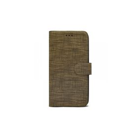 Teleplus Iphone 7 Plus Kumaş Spor Standlı Siyah Cüzdan Kılıf