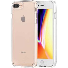 Teleplus Iphone 8 Coss Sert Hibrit Nano Ekran Koruyucu Şeffaf Silikon Kılıf