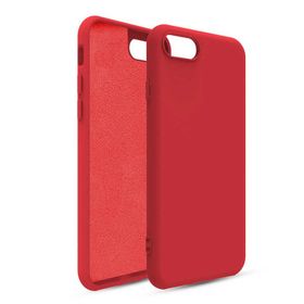 Teleplus iPhone SE 2022 Oley İçi Kadife Silikon Lacivert Kılıf