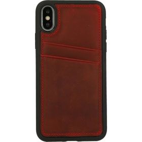 Teleplus iPhone XR Cüzdanlı Kırmızı Kılıf