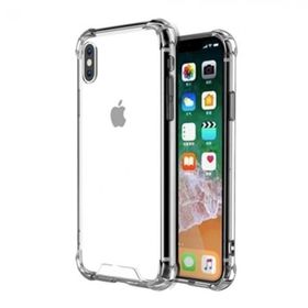 Teleplus iPhone XR Darbe Korumalı Silikonlu Şeffaf Kılıf