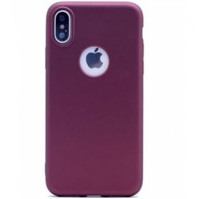 Teleplus iPhone XR Kılıf Lüks Silikonlu Kırmızı Nano Ekran Koruyucu