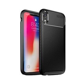 Teleplus iPhone XR Kılıf Ultra Soft Negro Karbon Silikon Siyah Nano Ekran Koruyucu