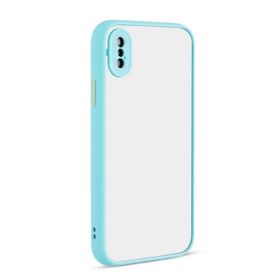 Teleplus Iphone XS Hux Kamera Korumalı Kırmızı Silikon Cep Telefonu Kılıf