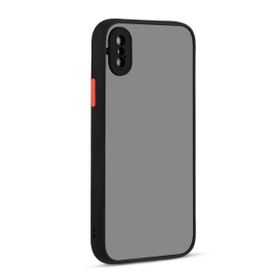 Teleplus Iphone XS Hux Kamera Korumalı Kırmızı Silikon Cep Telefonu Kılıf