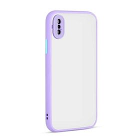 Teleplus Iphone XS Hux Kamera Korumalı Kırmızı Silikon Cep Telefonu Kılıf