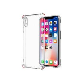 Teleplus Iphone XS Max Kamera Korumalı Darbeye Dayanıklı Şeffaf Ve Silikon Kılıf