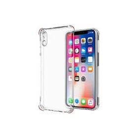 Teleplus Iphone XS Max Kamera Korumalı Darbeye Dayanıklı Şeffaf Ve Silikon Kılıf