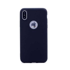 Teleplus iPhone XS Max Kılıf Plus Lüks Mat Silikon Kırmızı Nano Ekran Koruyucu