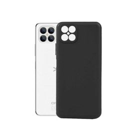Teleplus Omix X600 Kamera Korumalı Biye Mat Silikon Siyah Kılıf