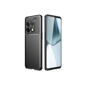 Teleplus OnePlus 10 Pro Kamera Korumalı Negro Karbon Silikon Lacivert Kılıf